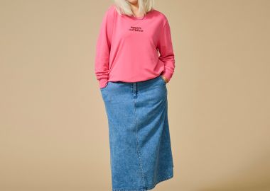 Τζιν φούστα Carmindy - ONLY CARMAKOMA - 