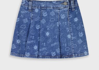 Τζην φούστα για κορίτσι - ΜΠΛΕ ΤΖΗΝ 15-225305-3 - energiers - 