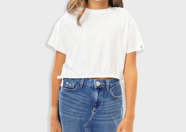 Τζην φούστα για κορίτσι - ΜΠΛΕ ΤΖΗΝ 16-225205-3 - energiers - 