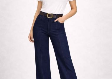 τζην ίσιο παντελόνι ζώνη Nervure - PerfectDress.gr - 