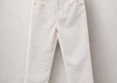 τζην παντελόνι 5 pocket Fifi εκρού - PerfectDress.gr - 