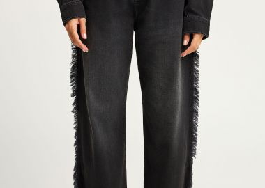 Τζην παντελόνι με distressed- effect - FUNKY BUDDHA - 