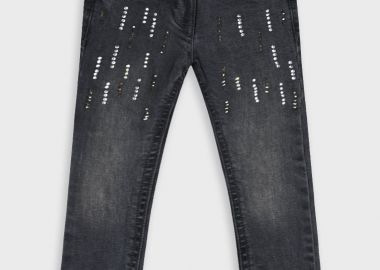 Τζην παντελόνι mom fit - ΜΑΥΡΟ ΤΖΗΝ 15-125300-2 - energiers - 