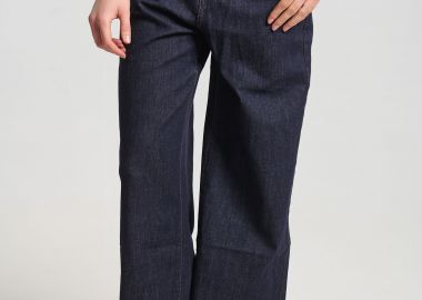 Τζιν Παντελόνι Σκουρόχρωμο Wide Leg -  - 