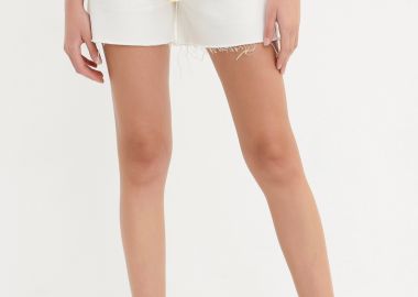 Τζιν σορτς με δέσιμο στη μέση - FUNKY BUDDHA - 