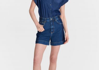 Τζιν σορτς ψηλόμεσο - 5206634998293 -  - 