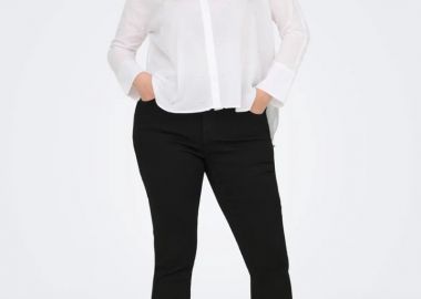 Τζιν στενό παντελόνι σε μαύρο χρώμα -  - 