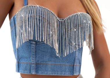 ΤΖΙΝ ΤΟΠ ΜΕ ΣΤΡΑΣ - ANATOLI - fashionroom - 