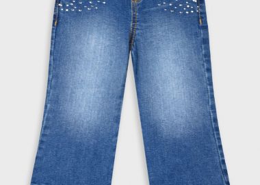 Τζην wide leg - ΜΠΛΕ ΤΖΗΝ 15-226301-2 - energiers - 