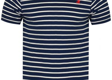 U.S. Grand Polo Ανδρικό Κοντομάνικο T-Shirt US51641M-4024 Ριγέ Μπλέ-Ασπρο - U.S. GRAND POLO - 
