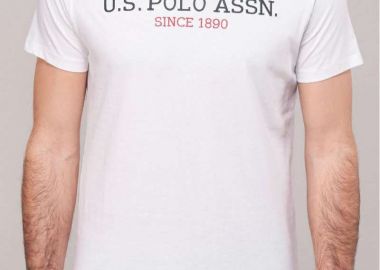 U.S. Polo Assn. Ανδρικό T-Shirt Mick 65041 49351-100 Λευκό - US Polo ASSN - 