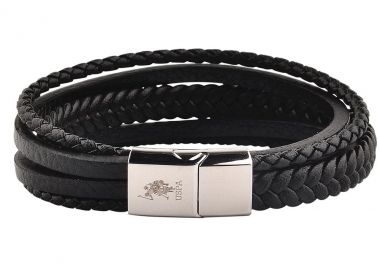 U.S. POLO Βραχιόλι από Aνοξείδωτο ατσάλι Black JW9069BR - U.S. Polo Jewellery - 