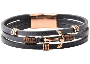 U.S. POLO Βραχιόλι από Ανοξείδωτο ατσάλι Black JW9093BR - U.S. Polo Jewellery - 