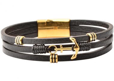 U.S. POLO Βραχιόλι από Ανοξείδωτο ατσάλι Black JW9094BR - U.S. Polo Jewellery - 