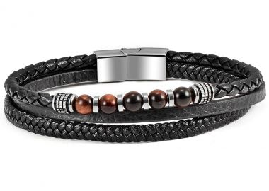 U.S. POLO Βραχιόλι από Aνοξείδωτο ατσάλι Black JW9177BR - U.S. Polo Jewellery - 