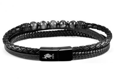 U.S. POLO Βραχιόλι από Aνοξείδωτο ατσάλι Black JW9180BR - U.S. Polo Jewellery - 