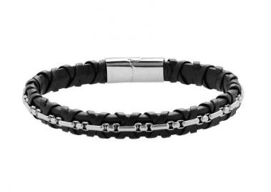 U.S. POLO Βραχιόλι από Aνοξείδωτο ατσάλι Black JW9319BR - U.S. Polo Jewellery - 