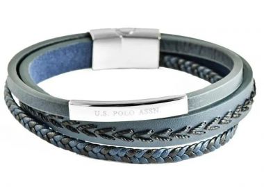 U.S. POLO Βραχιόλι από Aνοξείδωτο ατσάλι Blue JW9269BR - U.S. Polo Jewellery - 