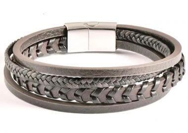 U.S. POLO Βραχιόλι από Aνοξείδωτο ατσάλι Brown JW9266BR - U.S. Polo Jewellery - 