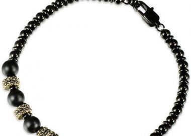 U.S. POLO Βραχιόλι από Aνοξείδωτο ατσάλι Gold & Black JW9239BR - U.S. Polo Jewellery - 