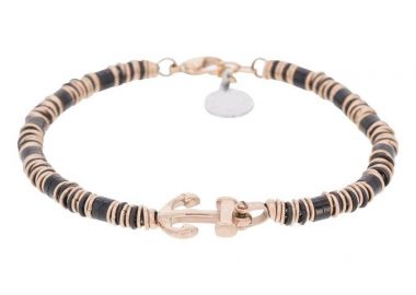 U.S. POLO Βραχιόλι από Ανοξείδωτο ατσάλι Rose Gold - Black JW9038BR - U.S. Polo Jewellery - 