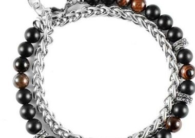 U.S. POLO Βραχιόλι από Aνοξείδωτο ατσάλι Silver & Black JW9229BR - U.S. Polo Jewellery - 