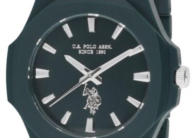U.S. POLO Gabriel Men's - USP7296GR, Dark Green case with Plastic Bracelet - U.S. Polo - 