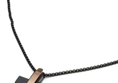 U.S. POLO Κολιέ-Σταυρός από Ανοξείδωτο ατσάλι Rose Gold & Black JW6009NK - U.S. Polo Jewellery - 