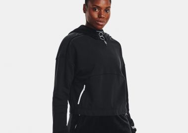 UA JOURNEY FLEECE HOODIE ΜΑΥΡΟ - UNDER ARMOUR - 
