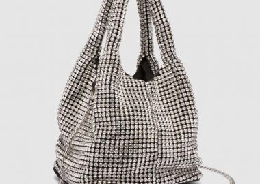 ultimate strass τσαντάκι Seymour silver - PerfectDress.gr - 