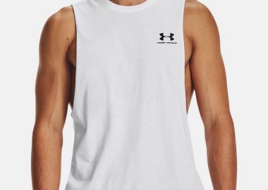 Under Armour ανδρική αμάνικη μπλούζα με λογότυπο Loose Fit 
