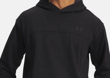 Under Armour ανδρική μπλούζα φούτερ με κουκούλα και κεντημένο λογότυπο Loose Fit 