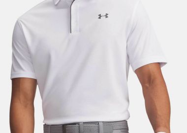Under Armour ανδρική μπλούζα πόλο με monogram Loose Fit 