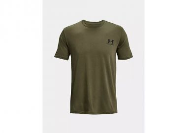 Under Armour Ανδρικό Αθλητικό T-shirt Κοντομάνικο Χακί 1326799-390 - Under armour - 