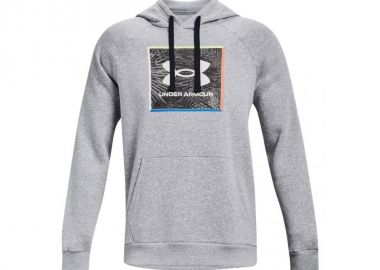 Under Armour Ανδρικό Φούτερ με Κουκούλα και Τσέπες Γκρι 1370349-011 - Under armour - 