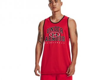 Under Armour Baseline Reversible Ανδρική Μπλούζα Αμάνικη Κόκκινη 1377310-600 - Under armour - 
