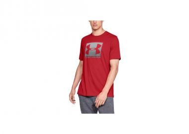 Under Armour Boxed Sportstyle Ανδρικό Αθλητικό T-shirt Κοντομάνικο Κόκκινο 1329581-600 - Under armour - 