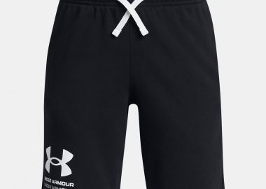 UNDER ARMOUR BOYS RIVAL TERRY SHORTS ΜΑΥΡΟ - UNDER ARMOUR - 