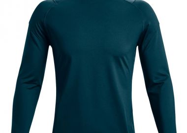 Under Armour ColdGear Rush Mock 1366059-413 Ανδρική Ισοθερμική Μακρυμάνικη Μπλούζα Πράσινη - Under armour - 