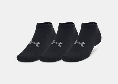 UNDER ARMOUR ESSENTIAL 3-PACK LOW SOCKS ΜΑΥΡΟ - UNDER ARMOUR - 
