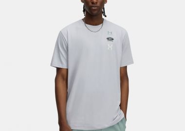 UNDER ARMOUR EVOL LOGO T-SHIRT ΓΚΡΙ - UNDER ARMOUR - 