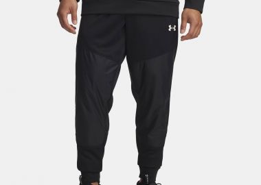 UNDER ARMOUR FLEECE PRO UTILITY PANTS ΜΑΥΡΟ - UNDER ARMOUR - 