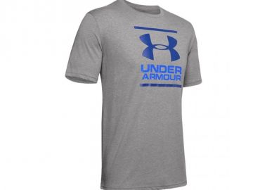Under Armour GL Foundation Αθλητικό Ανδρικό T-shirt Γκρι με Λογότυπο 1326849-036 - Under armour - 