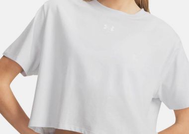 Under Armour γυναικείο T-shirt cropped με λογότυπο Loose Fit 