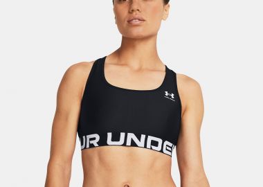 UNDER ARMOUR HEATGEAR ARMOUR MID BRANDED SPORTS BRA ΜΑΥΡΟ - UNDER ARMOUR - 