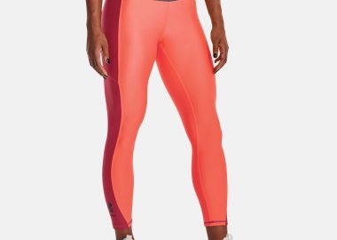 UNDER ARMOUR HEATGEAR BLOCKED ANKLE LEGGINGS ΚΟΚΚΙΝΟ - UNDER ARMOUR - 