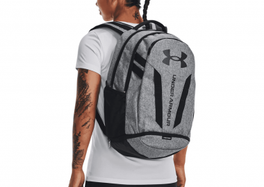 Under Armour Hustle 5.0 Backpack Black-Grey - UNDER ARMOUR - 