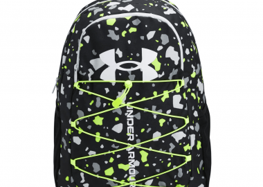 Under Armour Hustle Sport Backpack Black-Green - UNDER ARMOUR - 