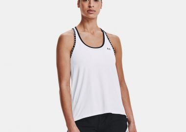 UNDER ARMOUR KNOCKOUT TANK TOP ΑΣΠΡΟ - UNDER ARMOUR - 