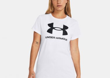 UNDER ARMOUR LIVE SPORTSTYLE GRAPHIC T-SHIRT ΑΣΠΡΟ - UNDER ARMOUR - 